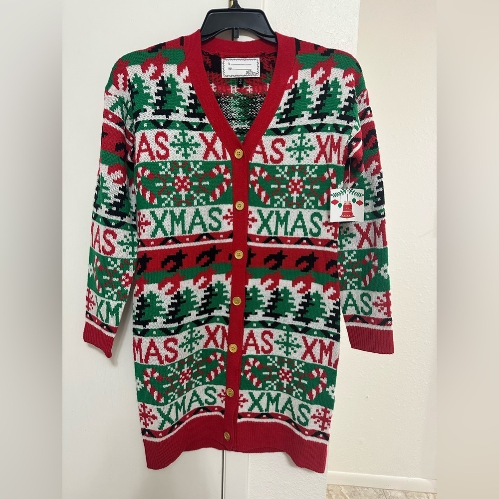 Christmas cardigan size S